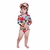 Biquíni Viva Flor Proteção Uv Manga Bebe Flores Verão - comprar online