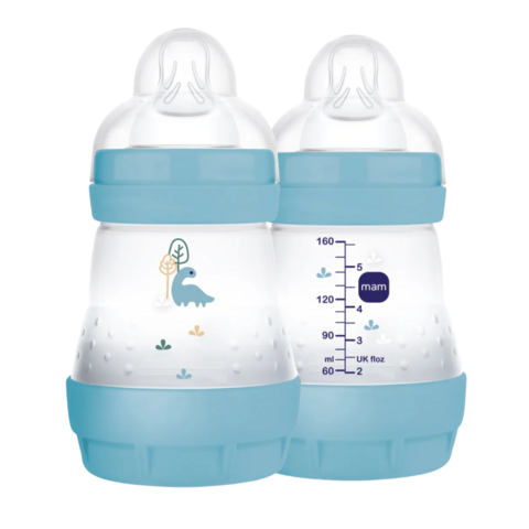 Mamadeira MAM Easy Start™ Anticólica 160ml Azul Dino