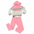 Conjunto Kukiê Blusão e Calça Rosa Le Petit Coleçao Inverno - comprar online