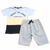 Conjunto By Gus Ready To Leave Branco Com Short Gelo