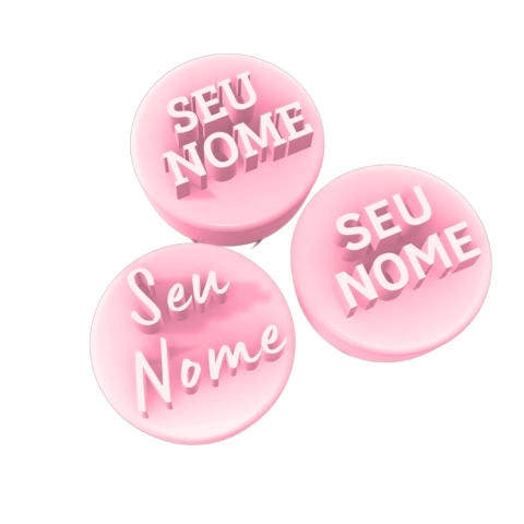 Carimbo para Brigadeiro Docinho Nome com 1 Peça - comprar online