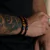 Pulseira Masculina Couro e Olho de Tigre - comprar online