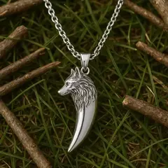 Collar de lobo "Nunca te rindas"