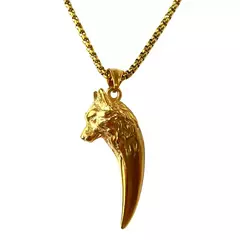Collar de lobo "Nunca te rindas"