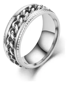 Anillo giratorio Antiestrés de Titanio