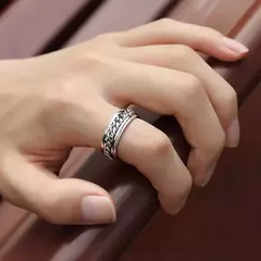Anillo giratorio Antiestrés de Titanio - comprar online