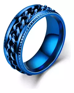 Anillo giratorio Antiestrés de Titanio - Dystopia Store