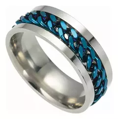 Imagen de Anillo giratorio Antiestrés de Titanio
