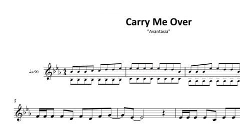 Carry Me Over • Avantasia - comprar online