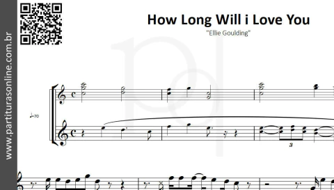 How Long Will i Love You · Ellie Goulding - comprar online