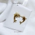 Conjunto brinco e colar golfinho - ouro 18K - loja online