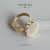 Anel redondo - ouro 18k - loja online