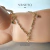 Pulseira infantil lua-estrela-coração - ouro 18K - comprar online
