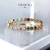 Anel pedrinhas coloridas - ouro 18k - comprar online