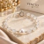 Pulseira cristal e pérola - Prata 925 - Veneto Gioielliere 