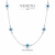 Choker olho grego - prata 925 - loja online