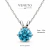 Gargantilha ponto de luz aquamarine - moissanite - comprar online
