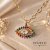 Pingente olho colorido - ouro 18k - comprar online