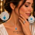 Anel Solitário aquamarine - moissanite na internet