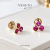 Brinco cacho de frutas - ouro 18k - loja online