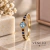 Anel safira e água marinha - ouro 18k - loja online
