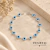 Pulseira olho grego - prata 925