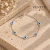 Pulseira olho grego 5 - prata 925