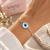 Pulseira olho grego - prata 925 - comprar online