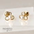 Brinco flor de pérola - ouro 18k na internet
