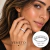 Anel meia aliança oval - moissanite - comprar online
