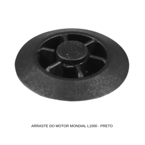 ARRASTE DO MOTOR MONDIAL L1000 - PRETO ORIGINAL