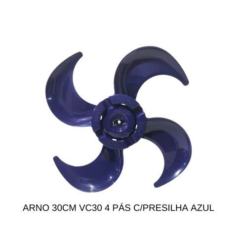 ARNO 30CM VC30 4 PÁS C/PRESILHA AZUL