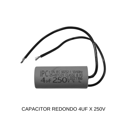 CAPACITOR REDONDO 4UF X 250V