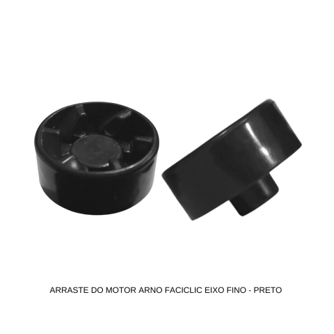 ARRASTE DO MOTOR ARNO FACICLIC | OPTIMIX PLUS - EIXO FINO - PRETO ORIGINAL
