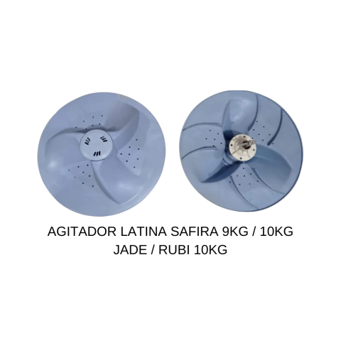 AGITADOR LATINA SAFIRA 9KG / 10KG JADE / RUBI 10KG