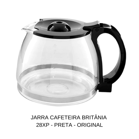 JARRA CAFETEIRA BRITÂNIA 28XP - PRETA - ORIGINAL