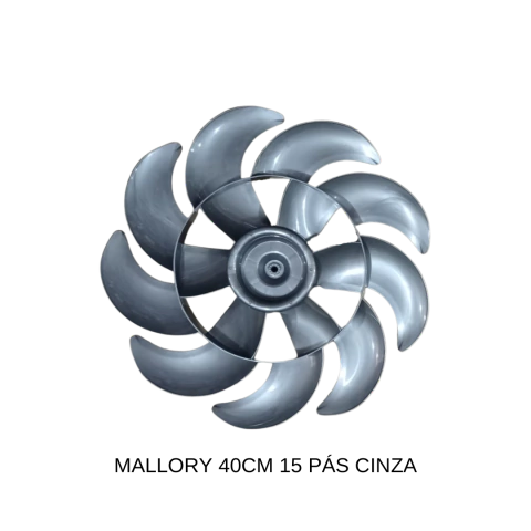 HÉLICE - MALLORY - 40CM - 15 PÁS CINZA