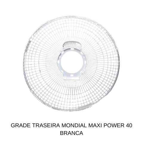 GRADE TRASEIRA MONDIAL MAXI POWER 40 BRANCA