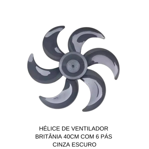 BRITÂNIA 40CM COM 6 PÁS CINZA ESCURO