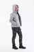 Campera Dama Matelasse Con Capucha Gris - tienda online