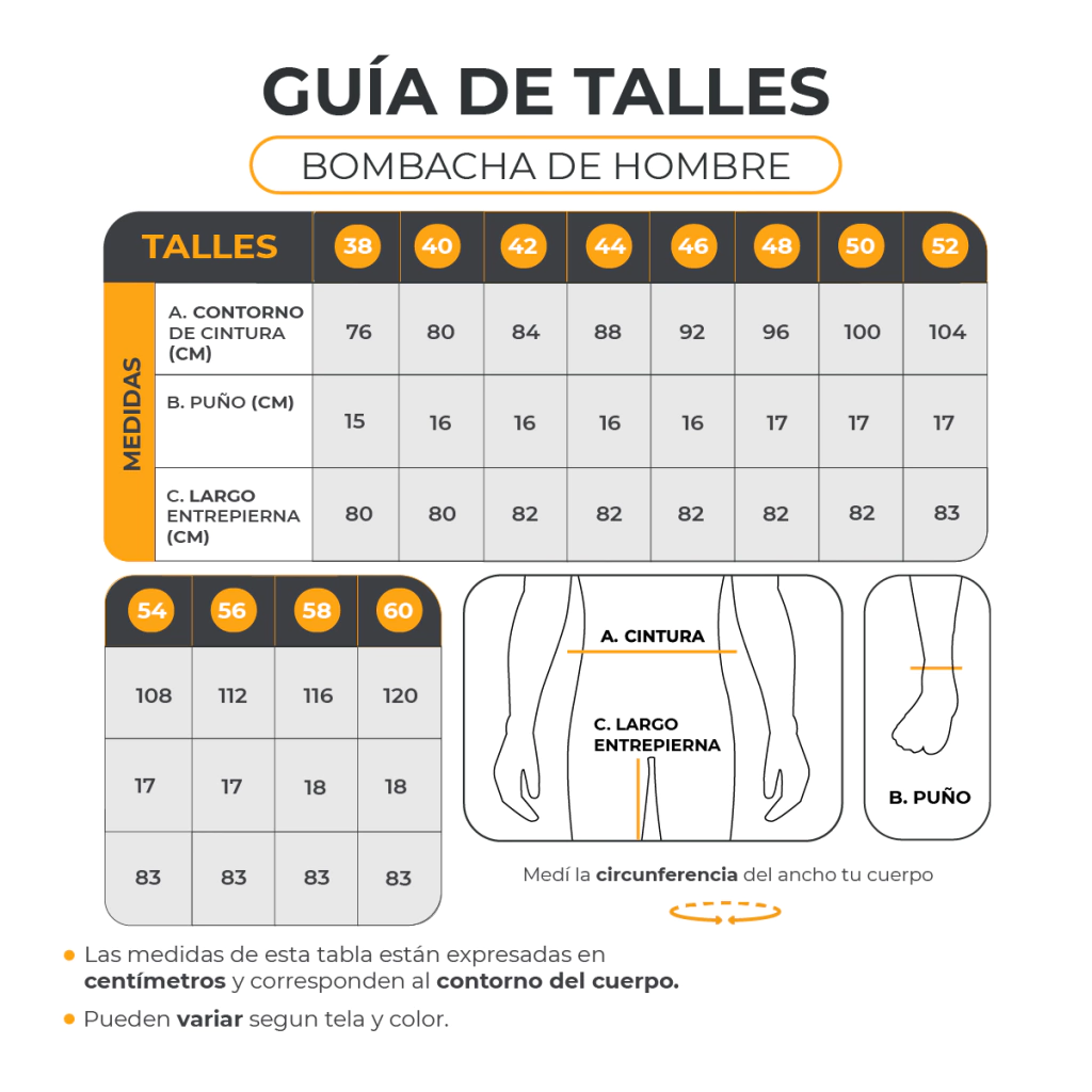 Tabla de talles