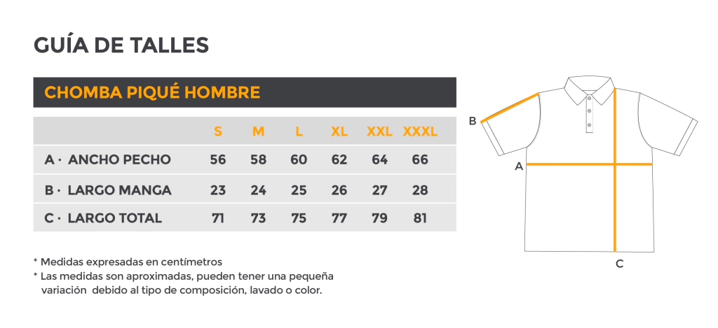 Tabla de talles