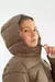 Campera Dama Matelasse Con Capucha Verde - Gaucho Store