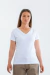 Remera Dama Escote V Blanco - comprar online