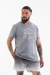 Remera Estampada Sello Gris - tienda online