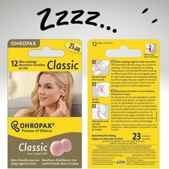 Imagem do Ohropax Classic Protetor Auricular de Cera 6 Pares 22 dB