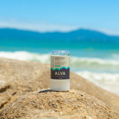 Desodorante Natural Alva Cristal Stick em Barra Vegano 120g - loja online