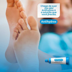 Antihydrex Pomada para Suor Excessivo Mãos Pés Axilas 70g na internet