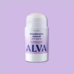 Desodorante Natural Alva em Barra Lavanda Vegano 55g - Suor Nunca Mais