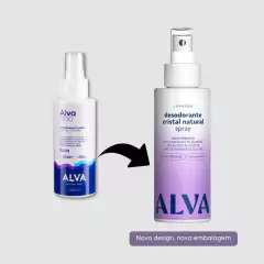 Desodorante Natural Alva Spray Cristal Lavanda Vegano 120ml na internet